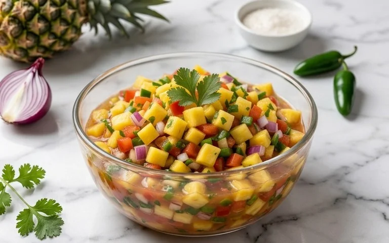 Easy Pineapple Salsa Recipe – Tropical Flavor Burst