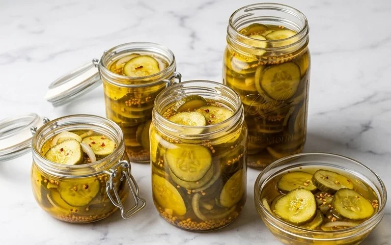 Sweet Tangy Bread and Butter Pickles Recipe