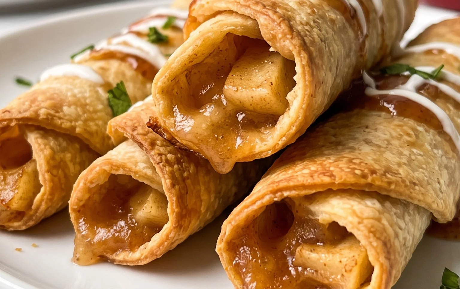 Air Fryer Apple Pie Taquitos